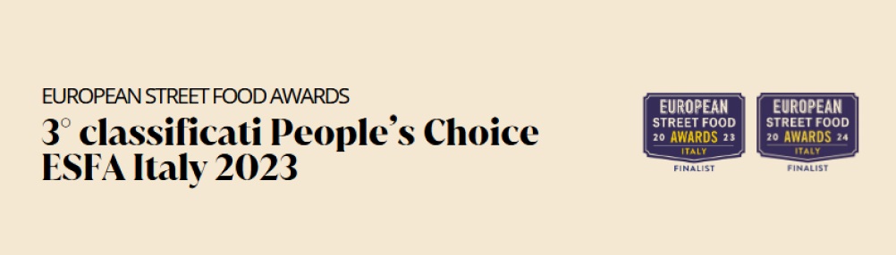 3° Classificati agli European Street Food Awards