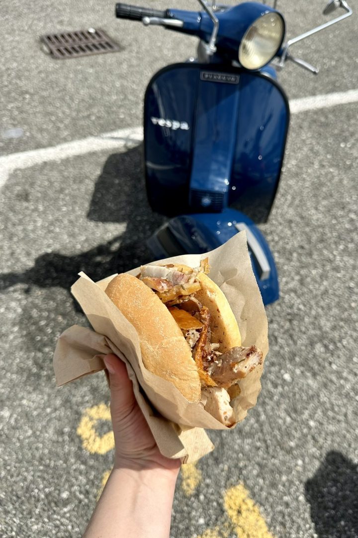 La porchetta Nannì al Vespa World Day 2024