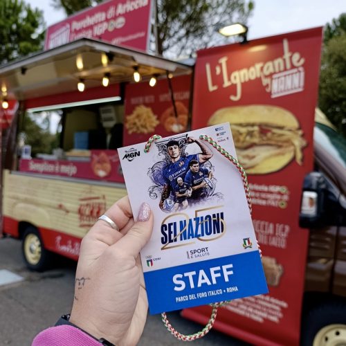 Il food truck Nannì al Sei Nazioni