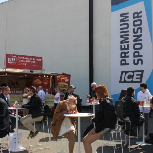 Il nostro stand in piena attività